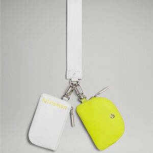 Lululemon dual pouch wristlet!! Super cute snd awesome colors!!